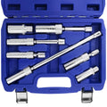 WORKPRO 7 PCS Magnetic Swivel Spark Plug Socket Set by WORKPRO