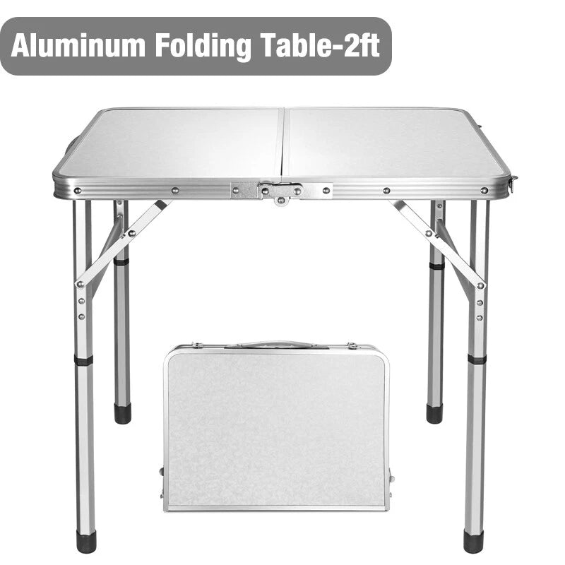 Villey Folding Camping Table 2ft Portable Lightweight Table