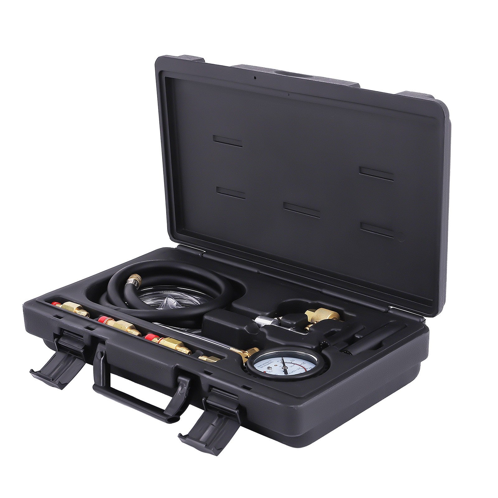 Fuel Injection Pressure Tester Kit Fuel Pressure Gauge Gasoline Hoses