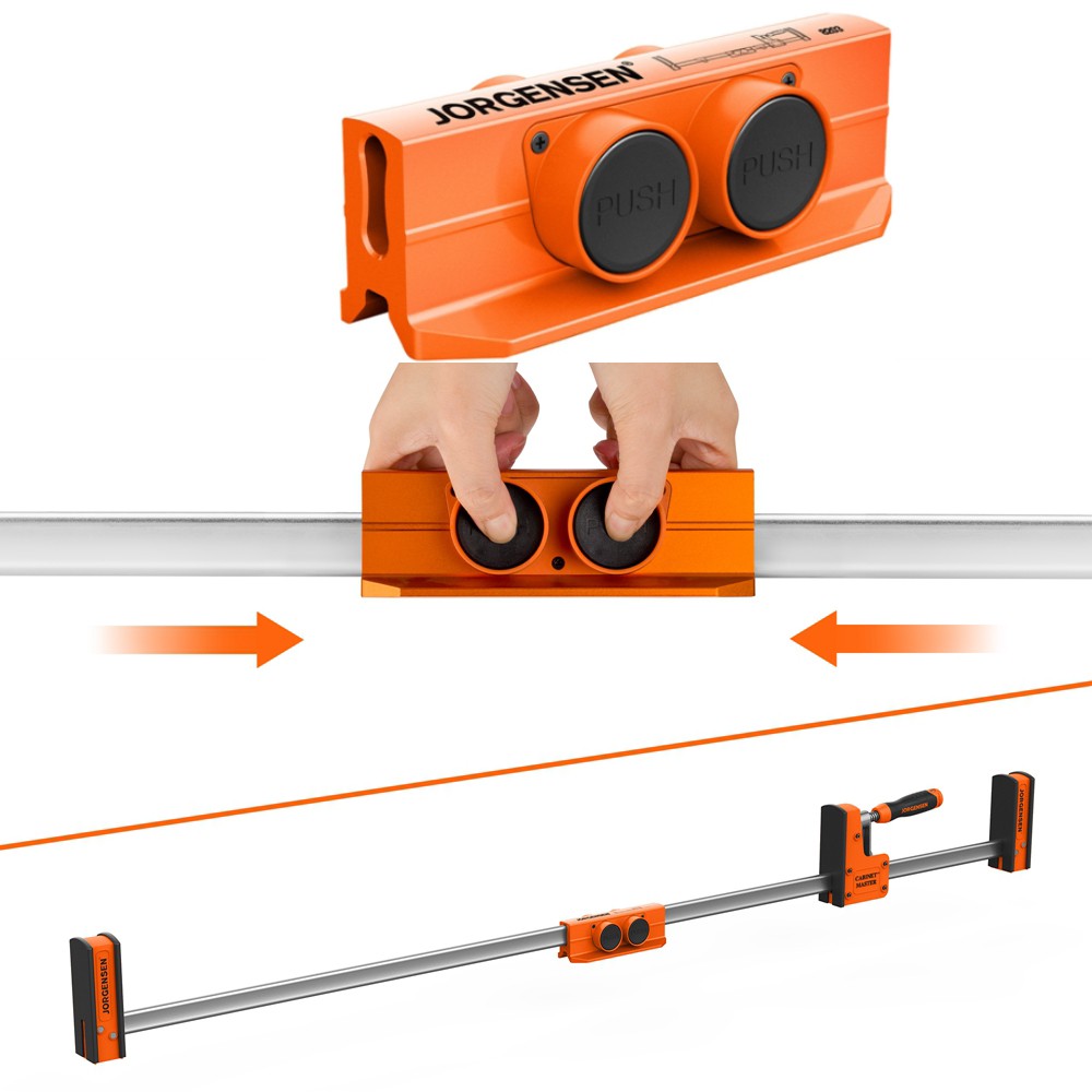 Jorgensen Heavy-Duty Parallel Clamp Extender Aluminum Connector for