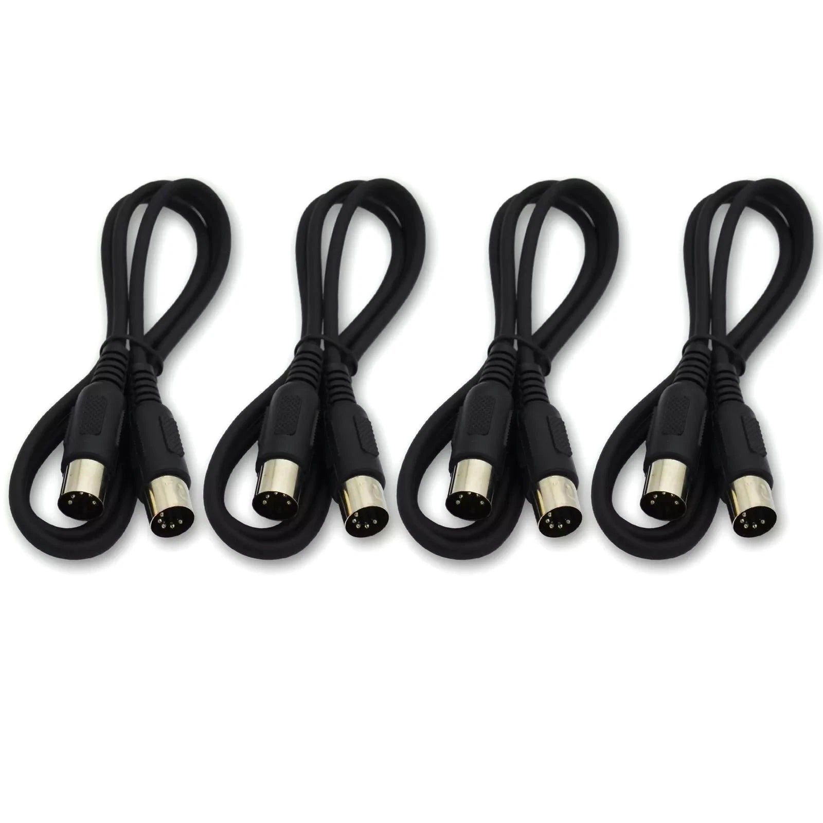 High Compatibility 4 X Connecting Cable Midi 5-pin Male To Male