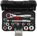 Tone N-S1183SSP Socket Wrench Set 1/4" Drive