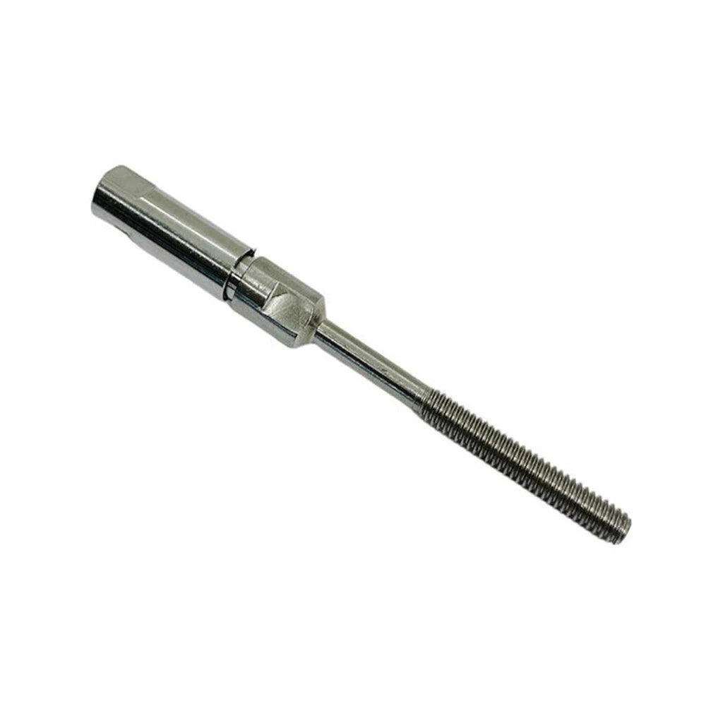 Swageless Threaded Short Stud Stainless Steel For 3/16" Wire Cable
