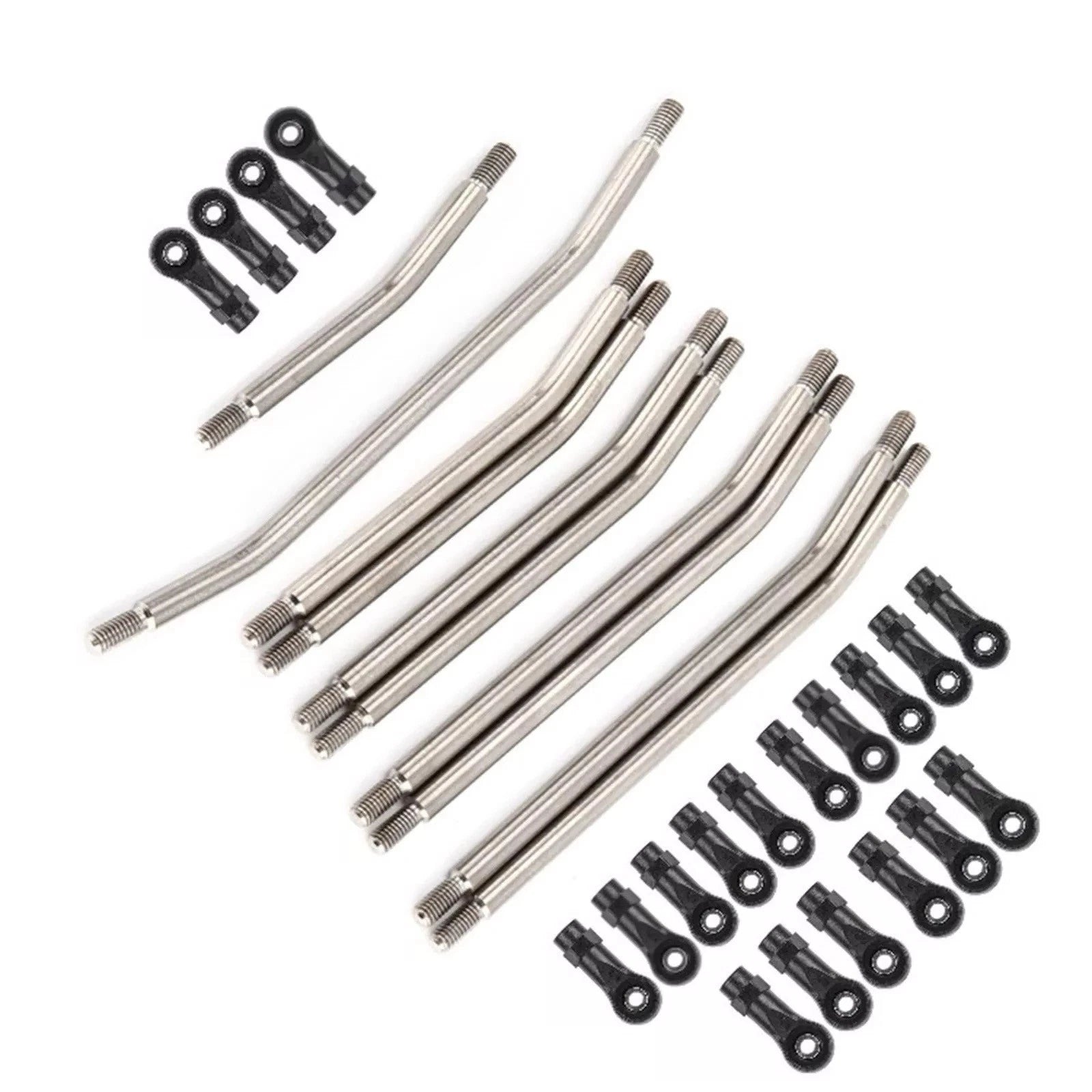 New 1/10 Steering Rod Link Linkage Set 313mm For Scx10 Ii 90046 Rc