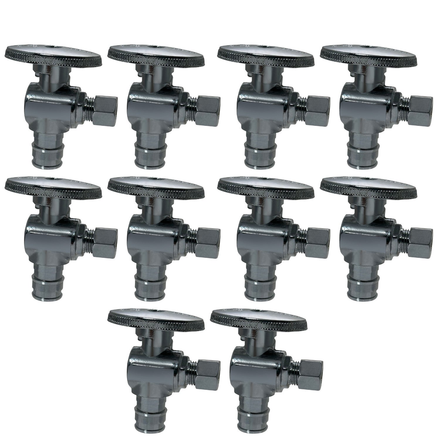 XFITTING 1/2" Pex A x 1/4" OD Compression Angle Valve