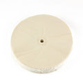 8" x 1/2" Arbor Hole - 60 Ply Loose Polishing Muslin Cotton Buffing Wheel