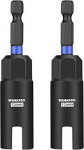 Workpro Power Wing Nut Driver Bit 12mm 1/4" Hex Shank Nut Driver Bit