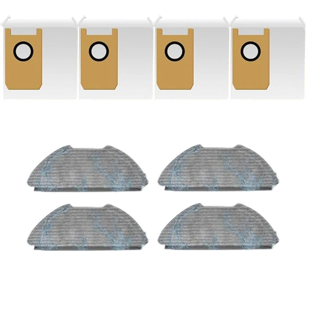 Replacement Mop Cloth And Dust Bags For Airrobo Gt21 Robot Vacuum