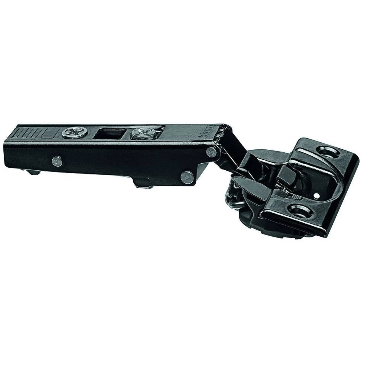 Blum Onyx Black Hinge 110 Degree Soft Close Overlay 71b3550.ob