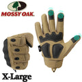 Mossy Oak XL Tactical Gloves Touchscreen Military Airsoft Gloves w/ Hard Knuckle