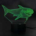 7-color Changing 3d Illusion Racing Car Led Night Light With Touch
