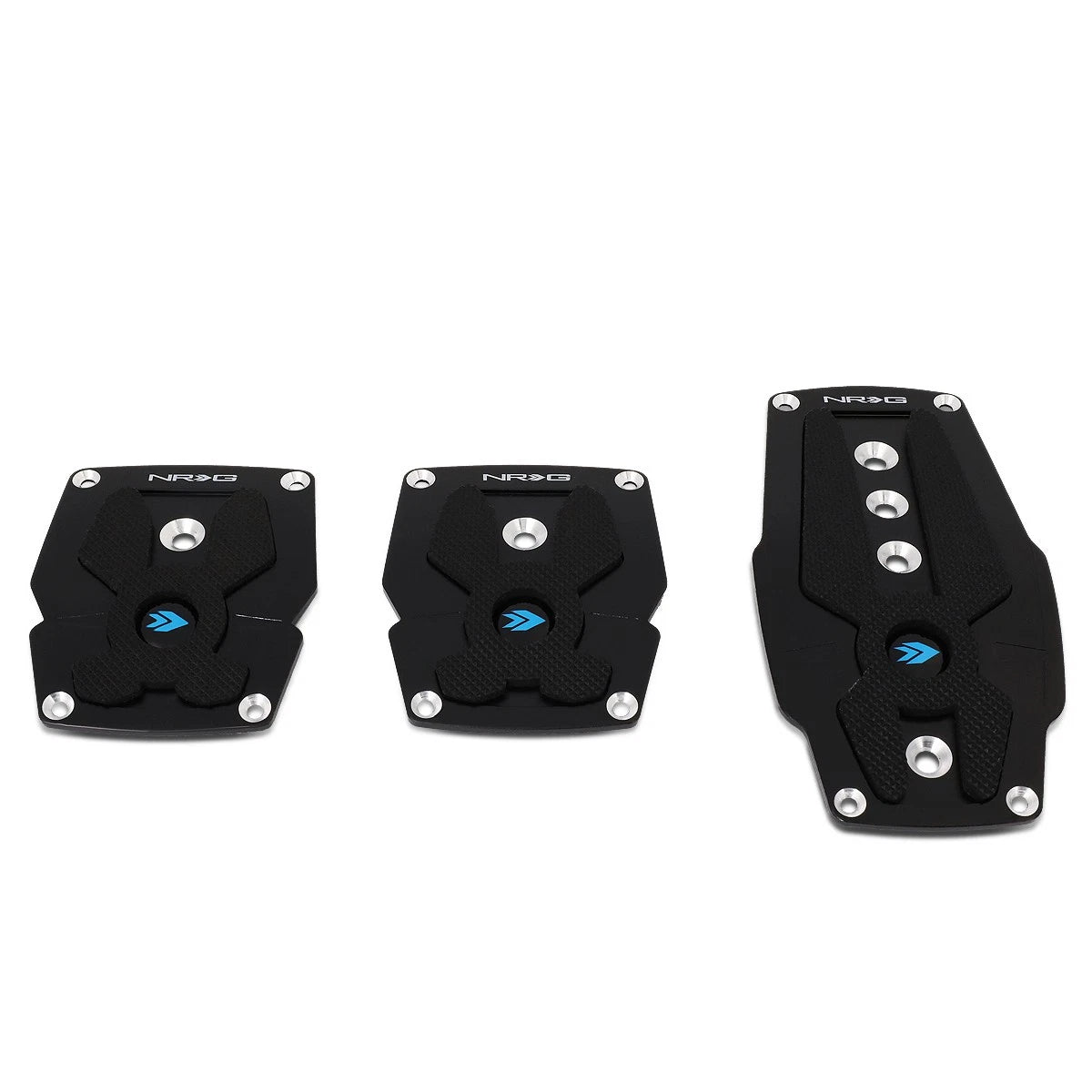 Nrg Innovations Pdl-200bk Aluminum Mt Foot Pedal Cover Plate Rubber
