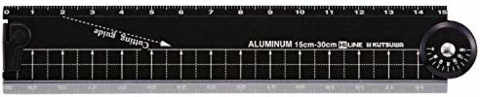 Kutsuwa HiLiNE Folding Aluminum Ruler XS31BK