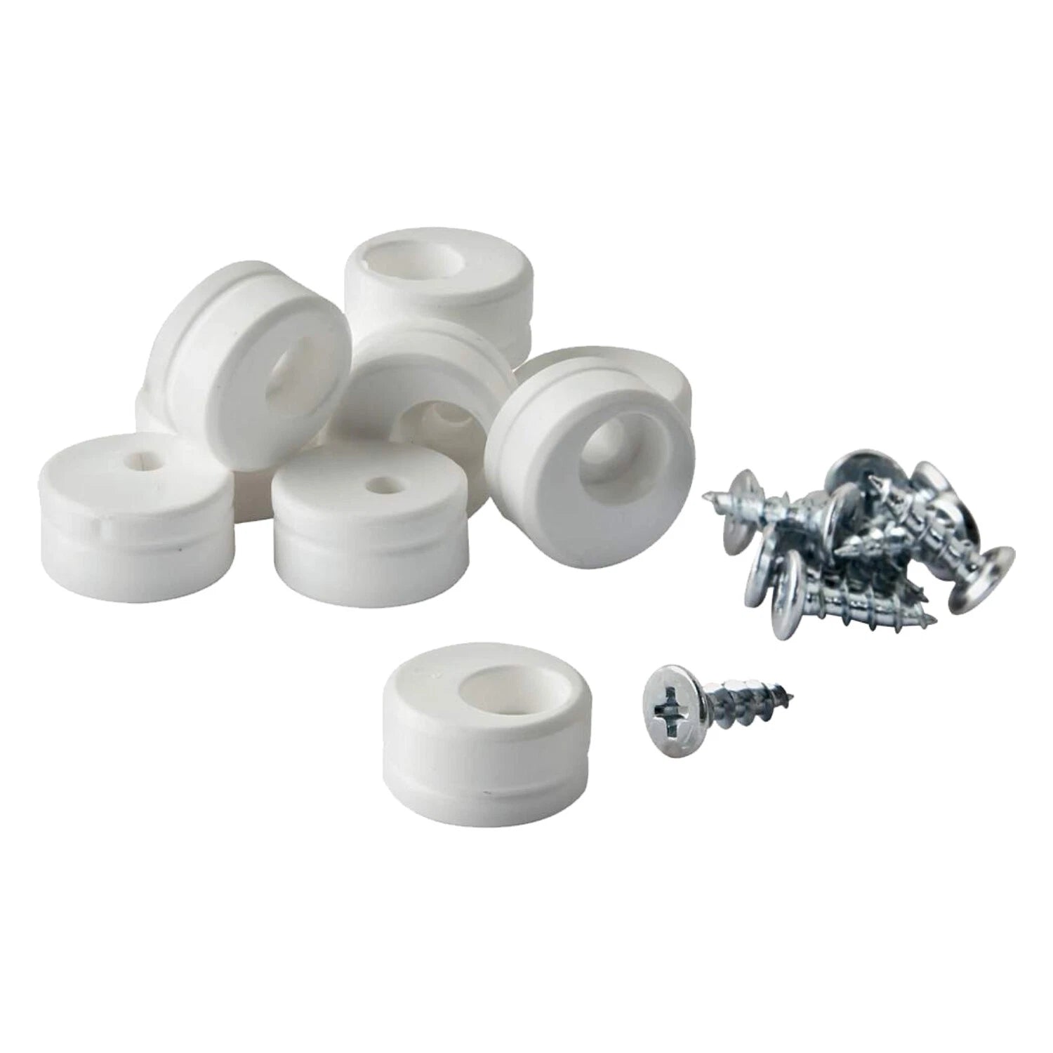 10 Pack Fastcap Euro Door Stops For Inset Doors, White