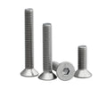 A2-70 Stainless Steel Hexagon Hex Countersunk Screw Flat Head M2.5–M14