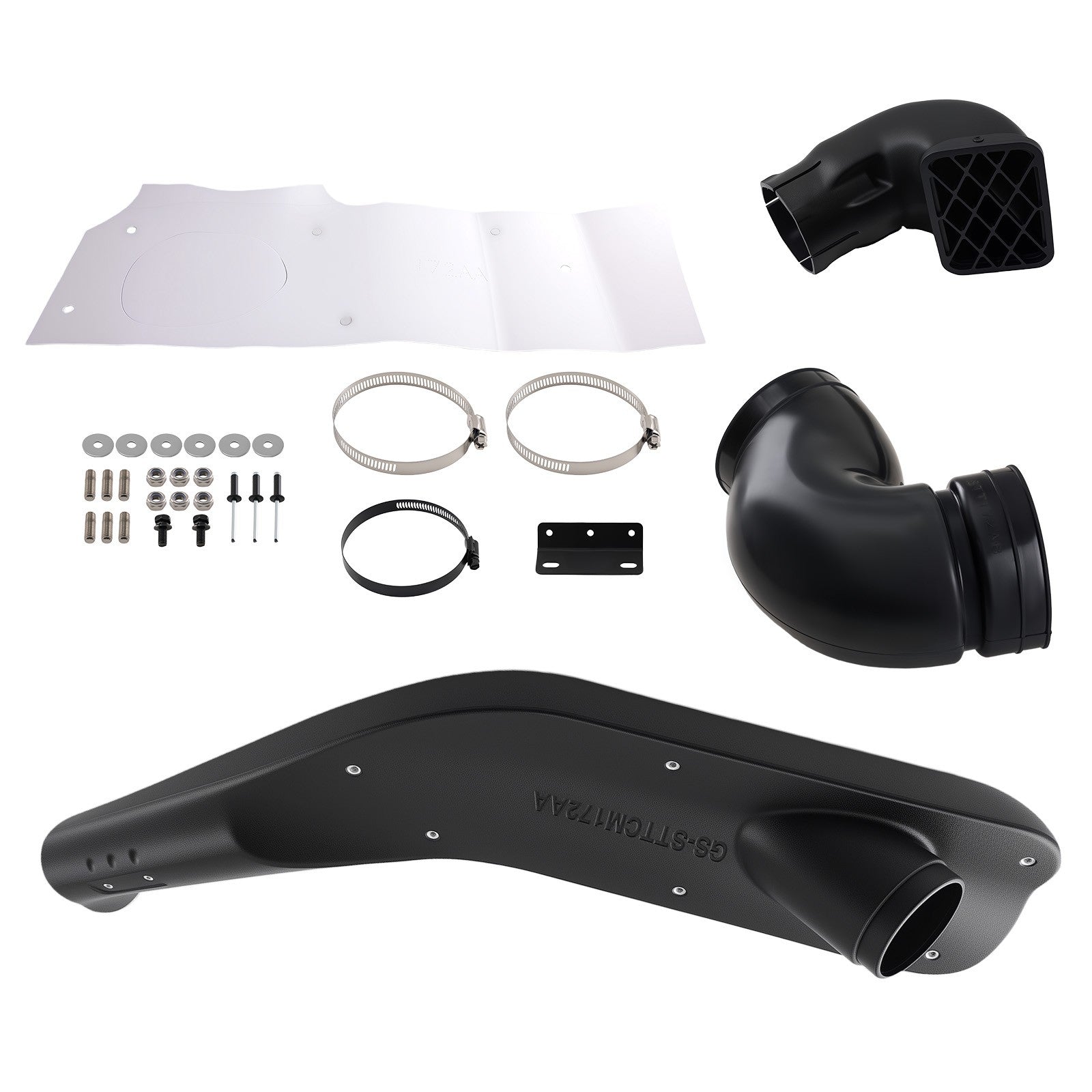 Black Finned Aluminum Valve Cover Set for Ford V8
