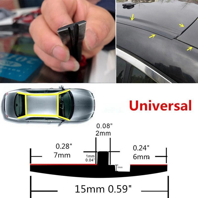 10ft Rubber Car Roof Windshield Door Gutter Seal | Built Supply Co