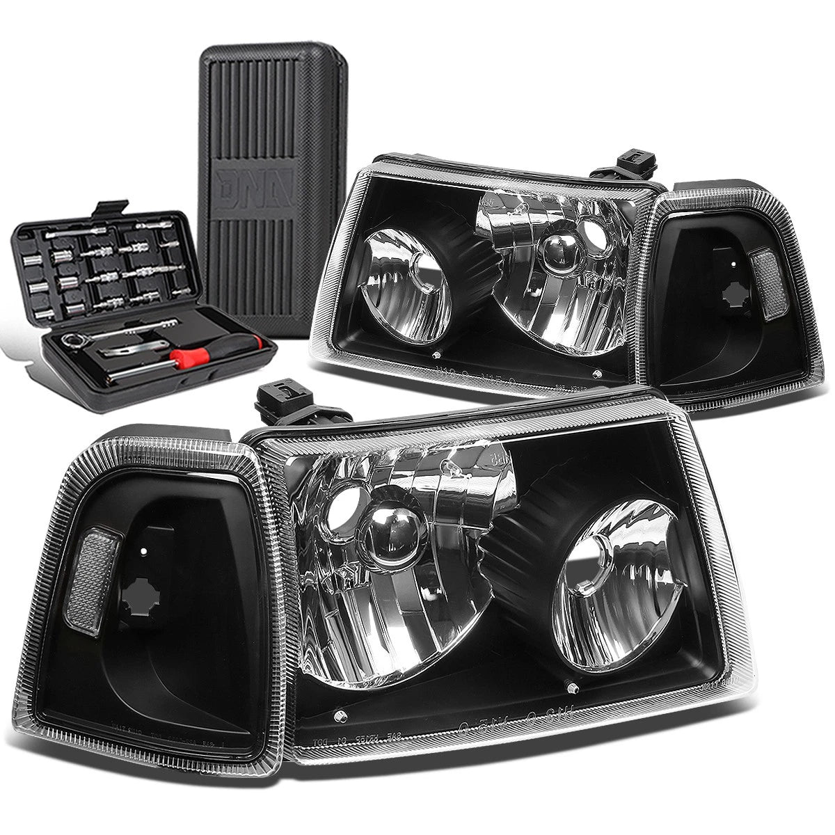 For 2001-2011 Ford Ranger Pair Black/clear Side | Built Supply Co