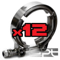 X12 3.5" Stainless V-band Bolt Clamp For Turbo | Built Supply Co