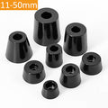 Black Furniture Rubber Pad Anti Slip Bumper Door Stoppe