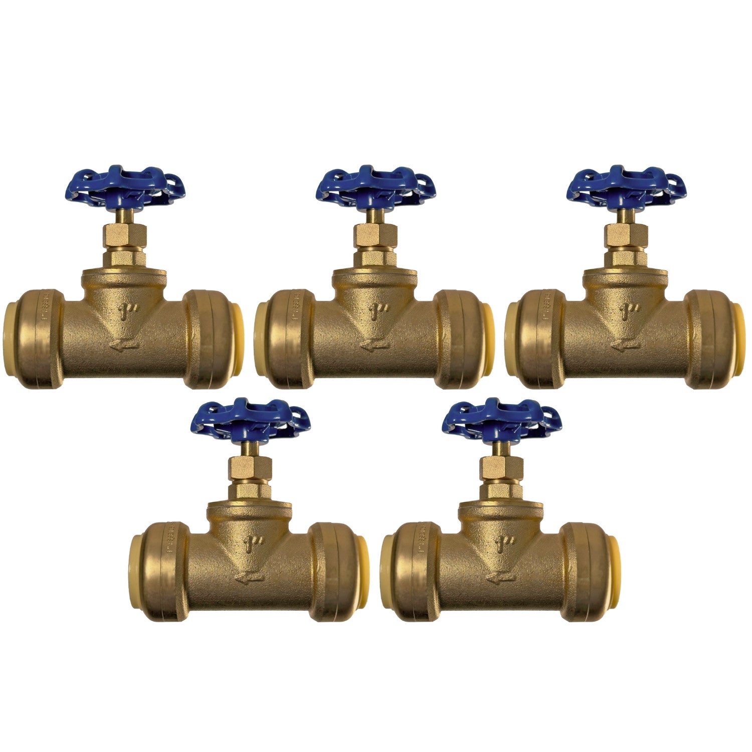 XFITTING 1" Push Fit Gate Valve - 5 Pack