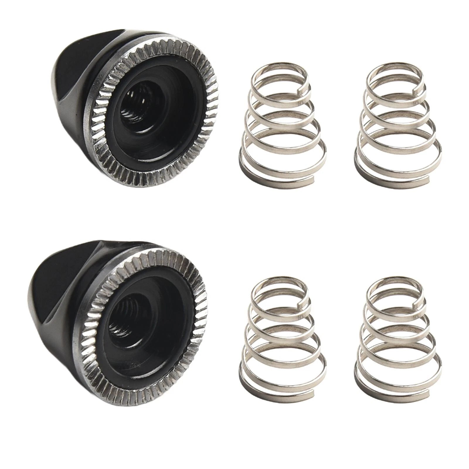 Screw M5 Nut Spring Aluminum Alloy Bike Black Nut Quick Release Skewer