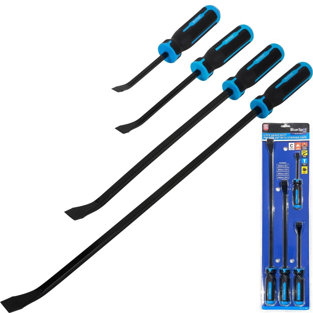 BlueSpot 4pc Pry Crow Bar Jemmy Set