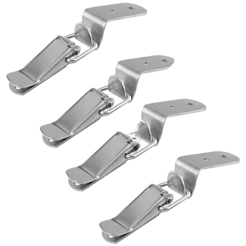 Nickel Plated Carbon Steel 90 Degree Hook Latch For Secure Locking
