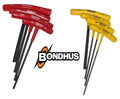 BONDHUS Allen Key T-Handle 6" Long Hex End Various Sizes Metric &