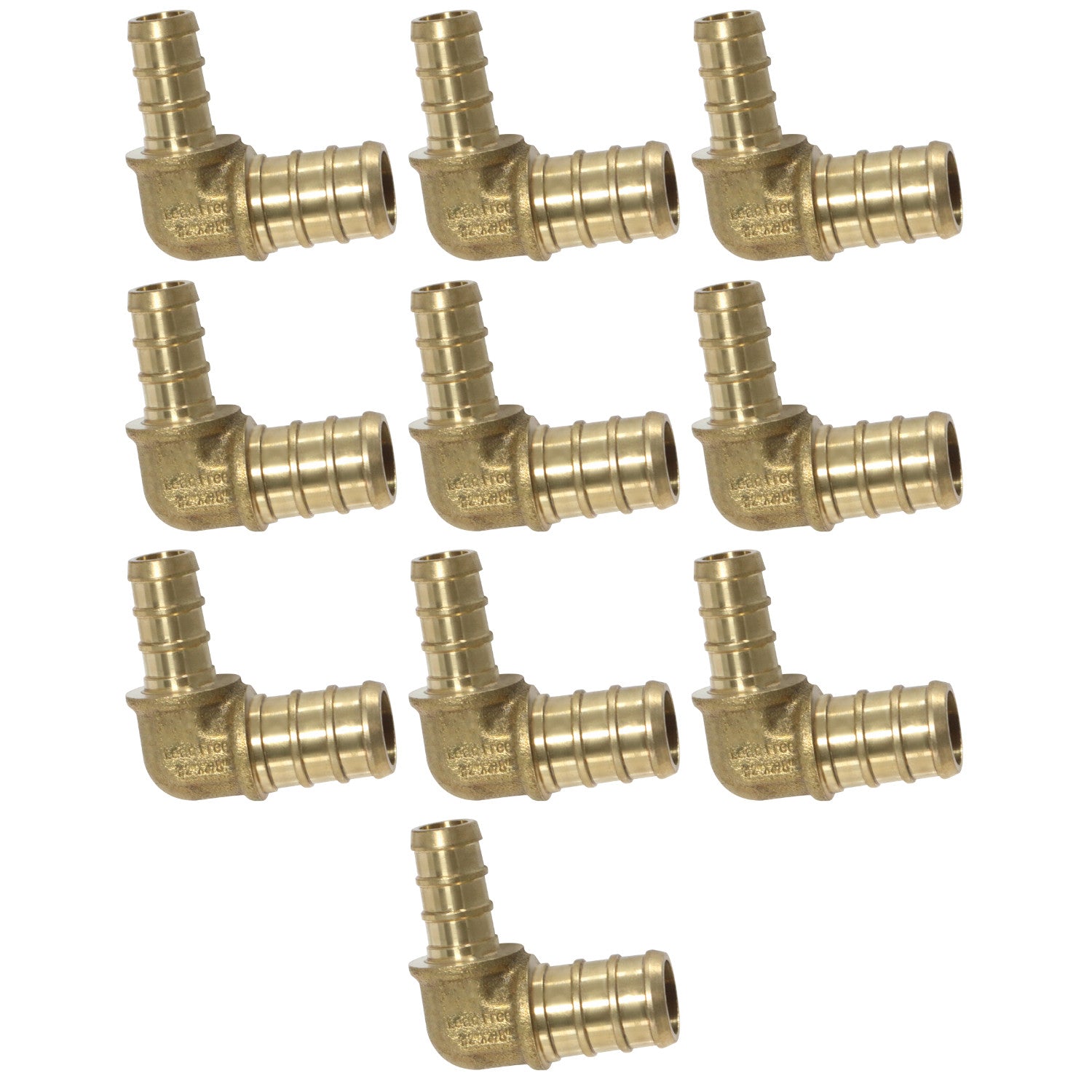 XFITTING 1/2" Pex B x 3/8" Reducing Elbow Fittings