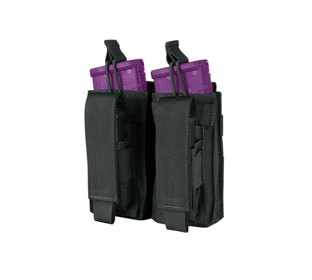 Black-molle Modular Bungee Open Top Kangaroo Rifle Pistol Magazine