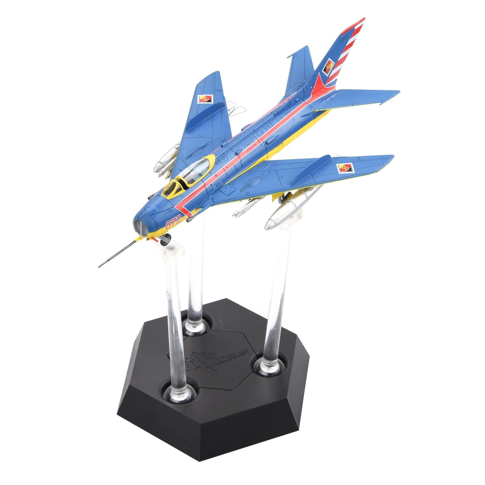 20.3cm Diecast 1/72 East German Air Force Mig-19 | Built Supply Co