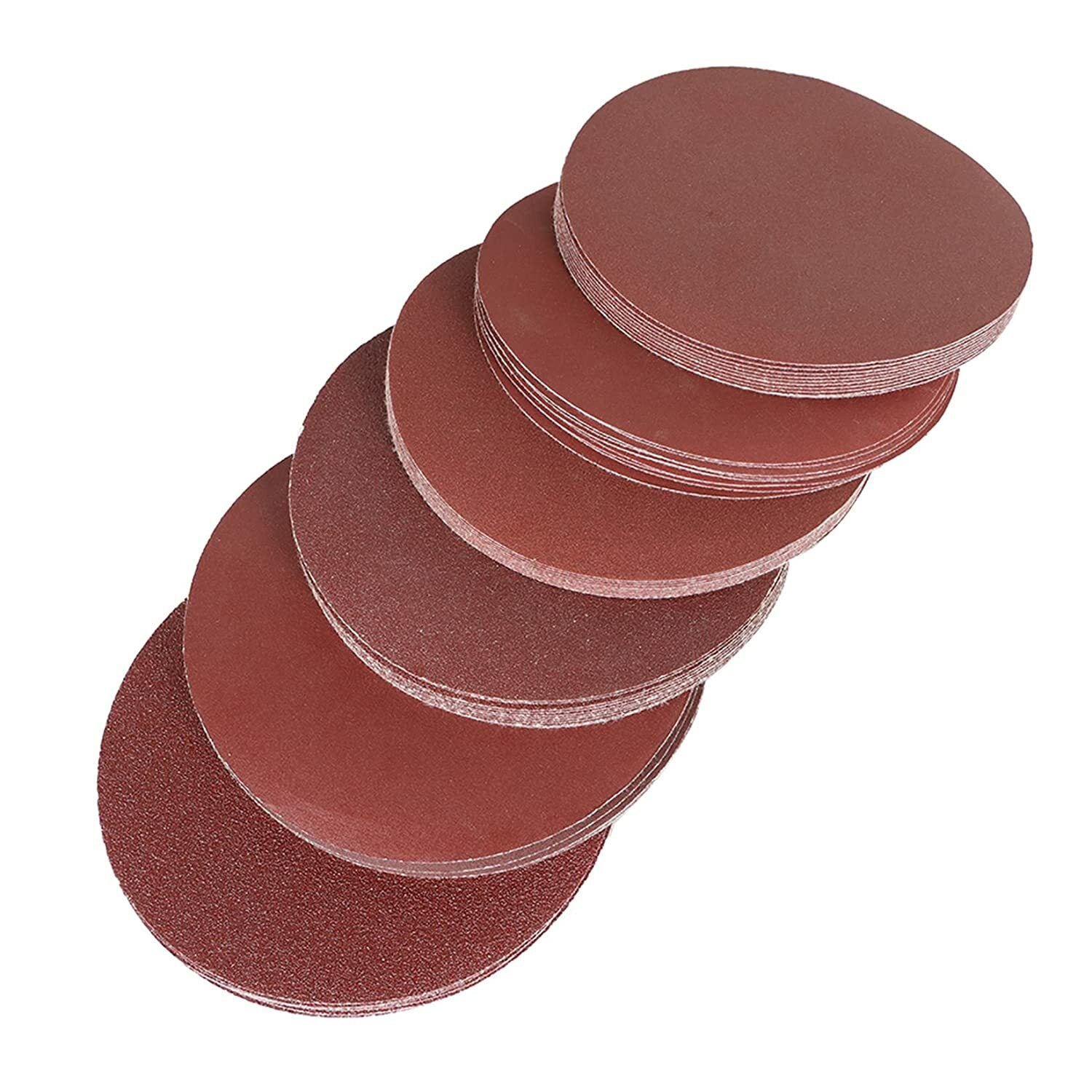 100PCS 6 inch Hook Loop Sanding Discs 2000 Grit Orbital DA Sander