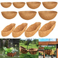 1X Wall-Mounted Round Flower Basket Home Gardening Flower Pot Liner ReplacementO