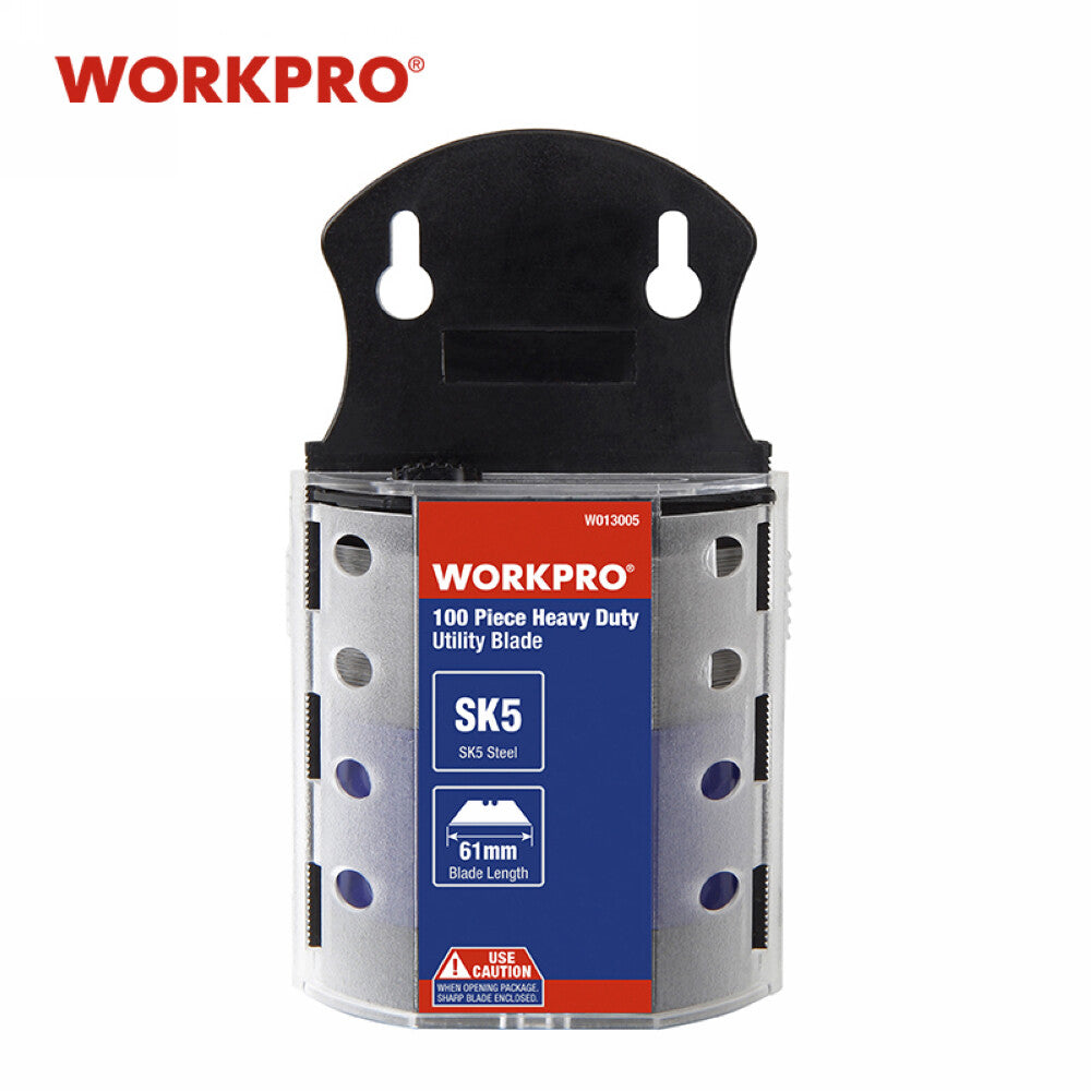 WORKPRO 100 Pcs SK5 Knife Blade Dispenser by WORKPRO