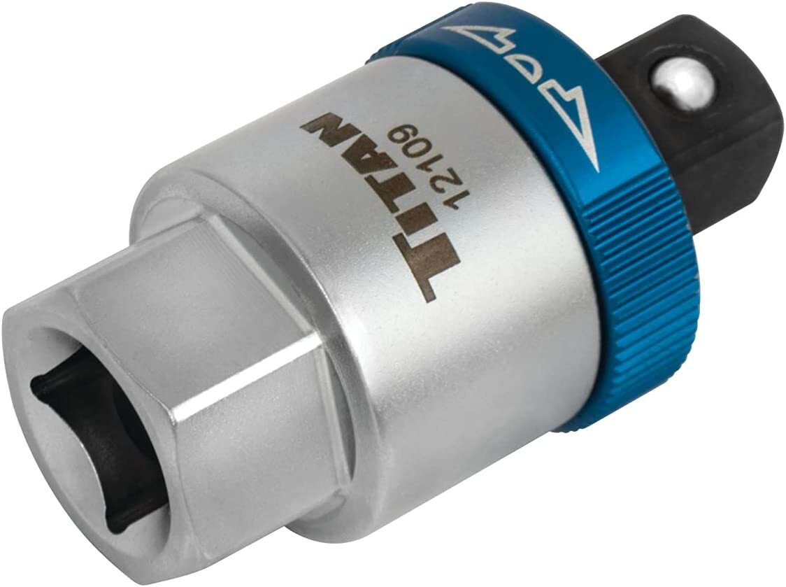 Titan 1/2-Inch Drive Ratcheting Breaker Bar Adapter by Titan