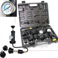 18pc Radiator Pump Pressure cooling Leak Tester Checker Kit Cap Pump Thermometer