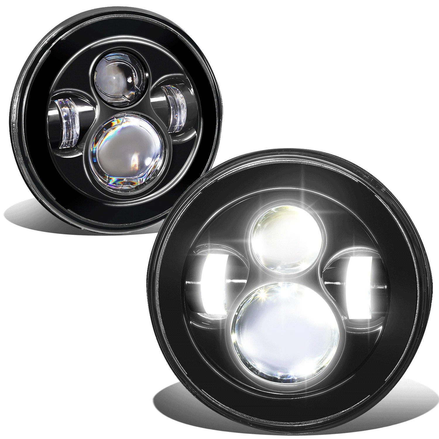 Fit 07-18 Jeep Wrangler Jk Led Drl Projector | Built Supply Co