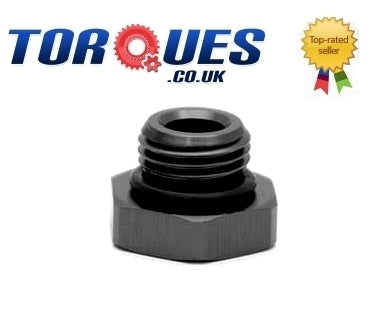 AN -4 (AN4 4AN) Hex Head Port Plug with O ring - Black