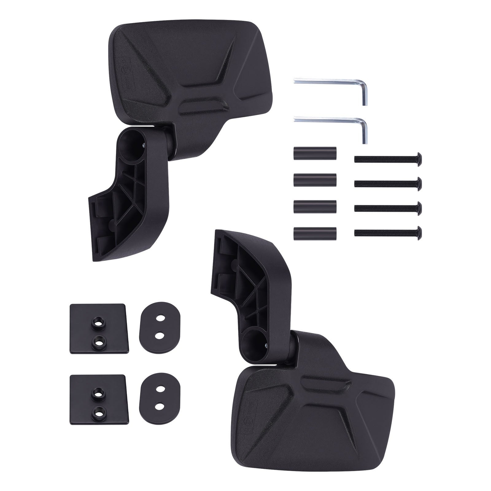 2x Door Mounted UTV Side Mirrors Kit for Polaris Ranger XP 1000/SP 570
