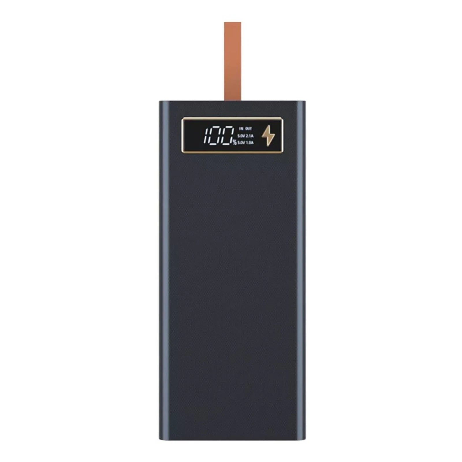 Detachable Battery Case Lcd Display Power Bank Shell Charger Box