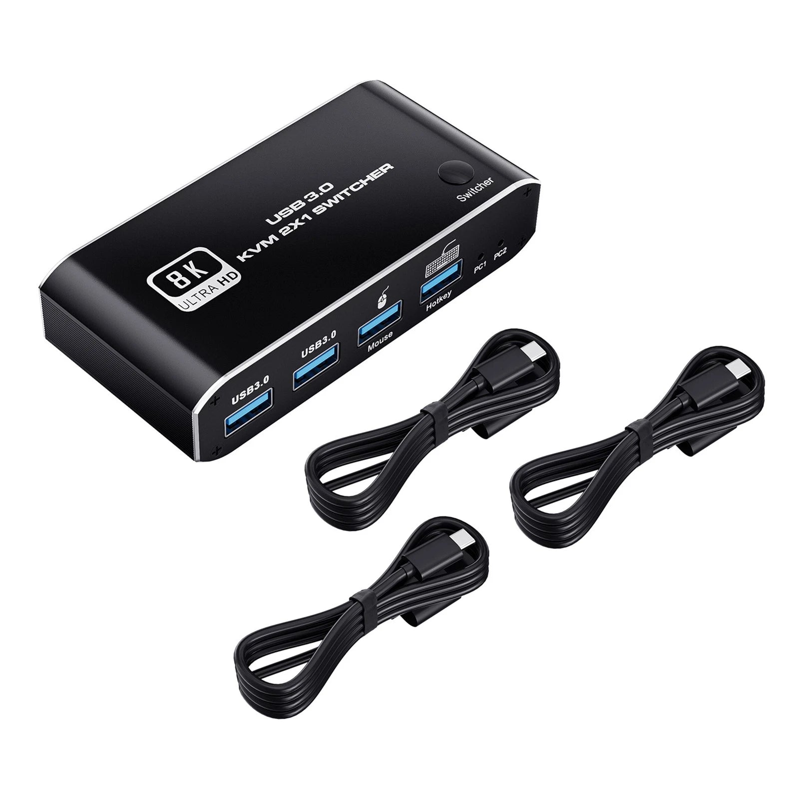 Hdmi 2.1 Kvm Switch 2x1 4k 120hz 8k Dual Port Usb | Built Supply Co