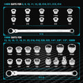 DURATECH 27PCS Flex Head Ratcheting Wrench Set by DURATECH