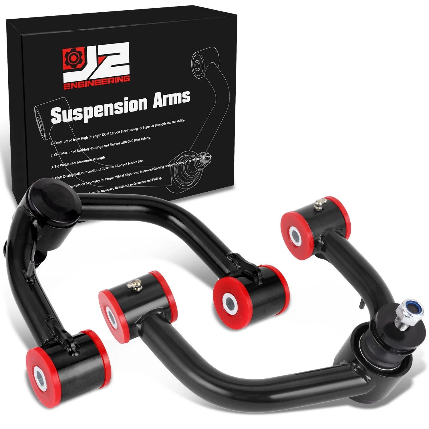 J2 For 00-07 Toyota Sequoia Tundra W 2-4 Lift Black | Built Supply Co