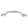 Hexa Style 3" Center Traditional Polished Nickel Kitchen Cabinet Pull