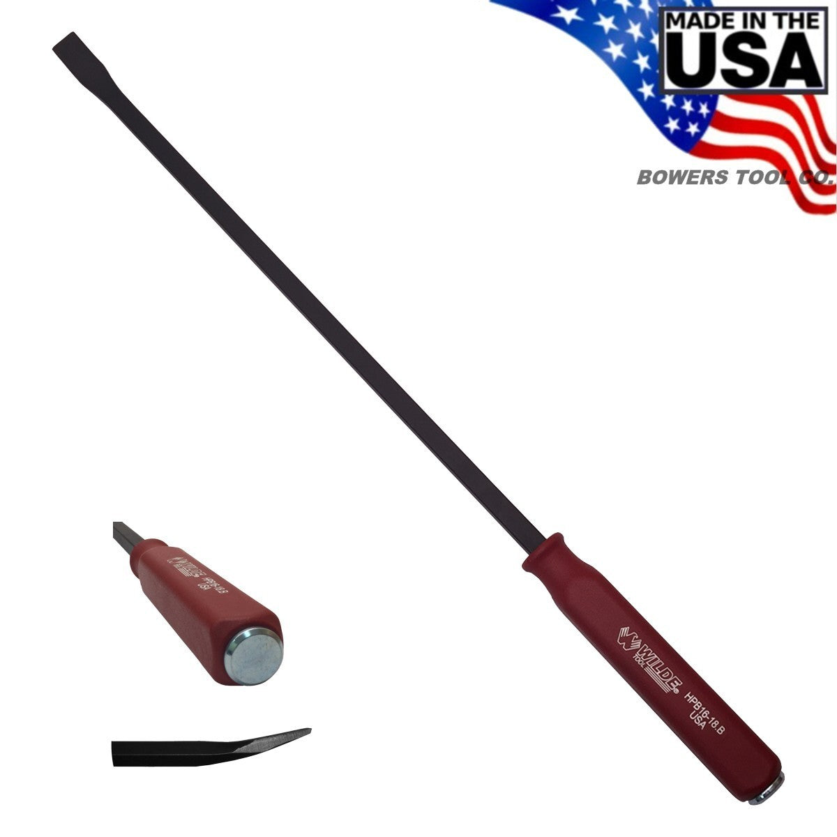 Wilde 25" Hard Cap Pry Bar Hammer