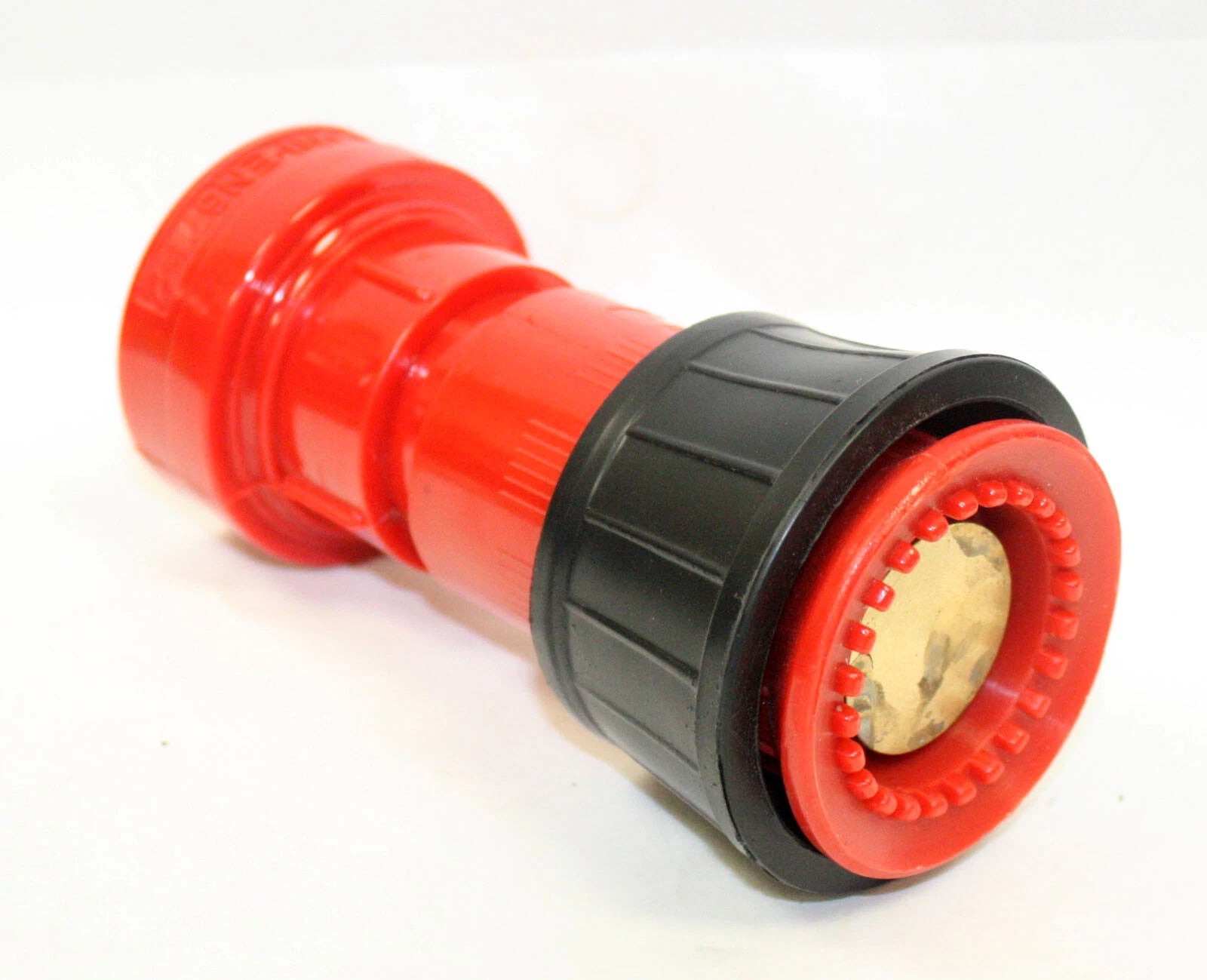 Fire Hose Nozzle Brass 2" Npsh/npt Thermoplastic Adjustable Spray