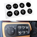 For Maserati 03 14 Trunk Parking Button Repair Decal High Grade Vinyl