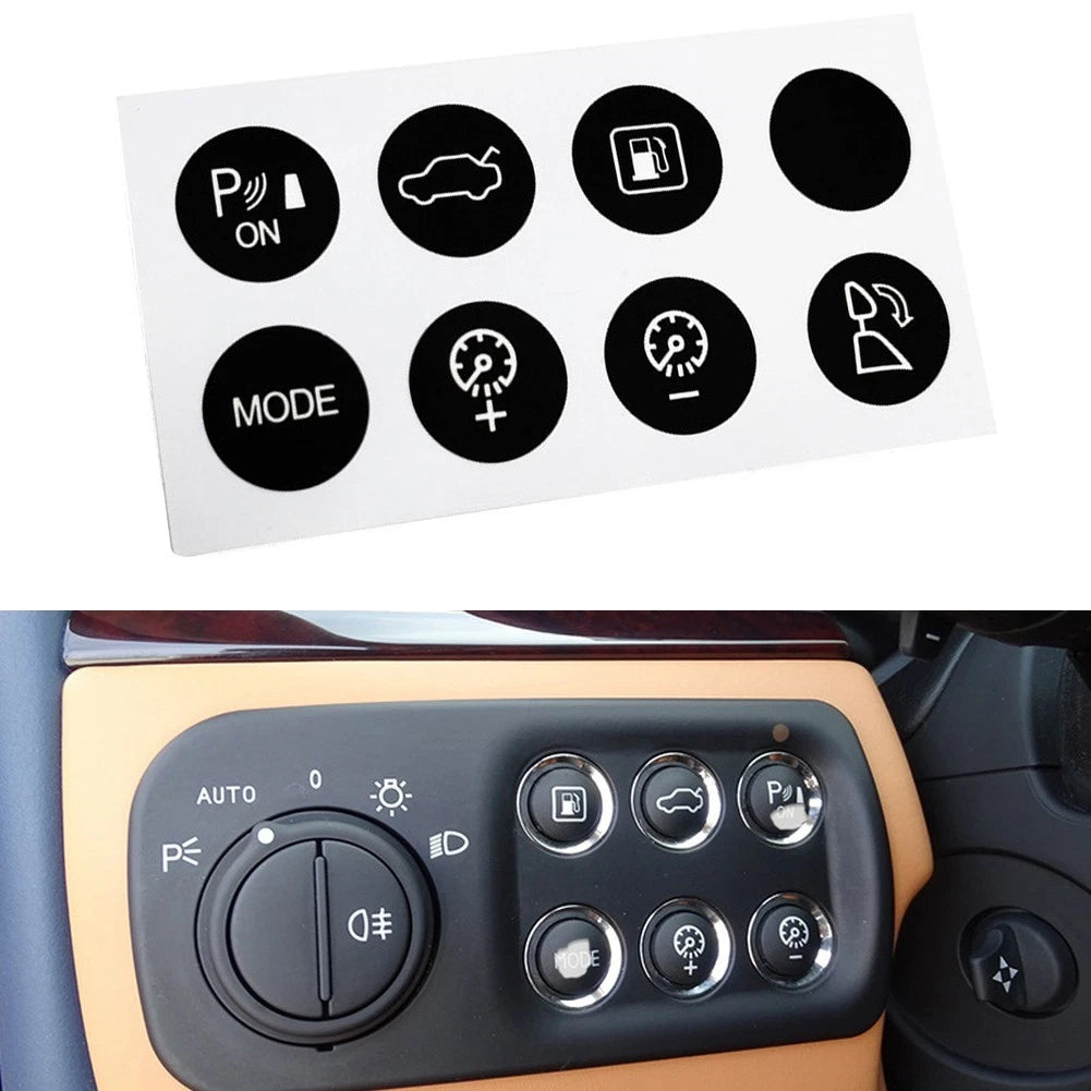 For Maserati 03 14 Trunk Parking Button Repair Decal High Grade Vinyl