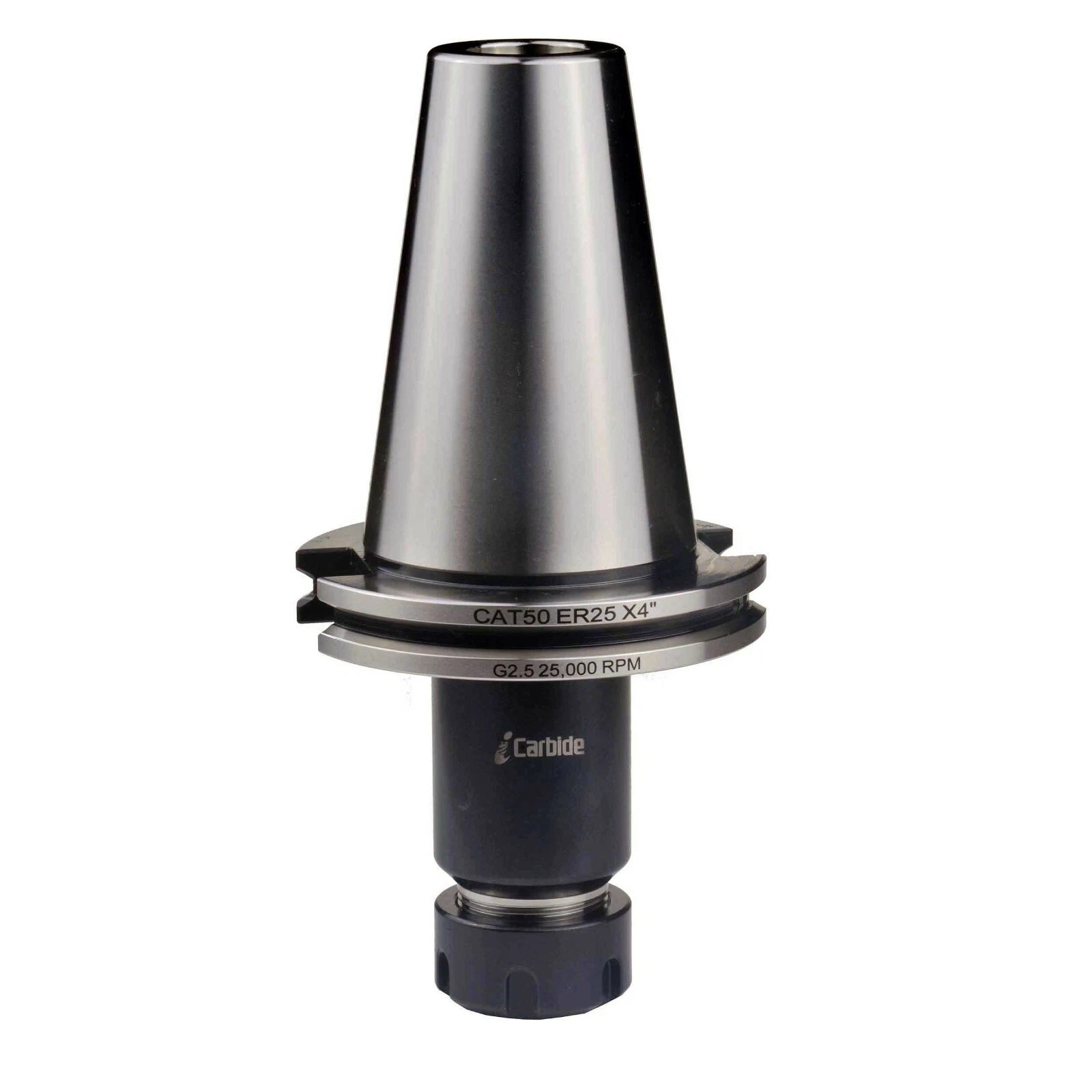 1-8" CAT50 ER25 4.0" COLLET CHUCK TOOL HOLDER CNC MILLING TOOL NEW